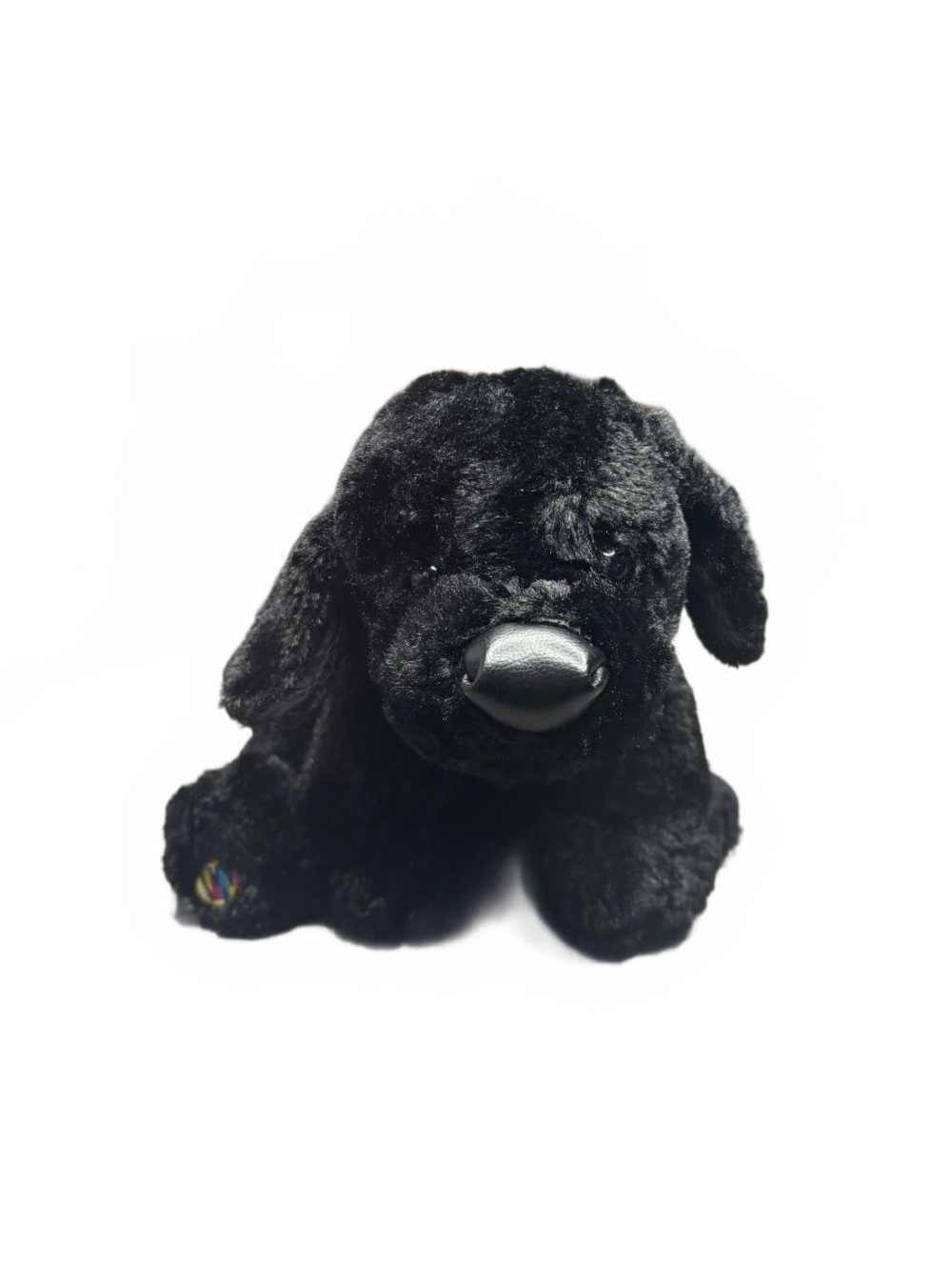Webkinz Black Lab Dog Plush No Code Soft Nose Stuffed Animal Toy Silky Lovie